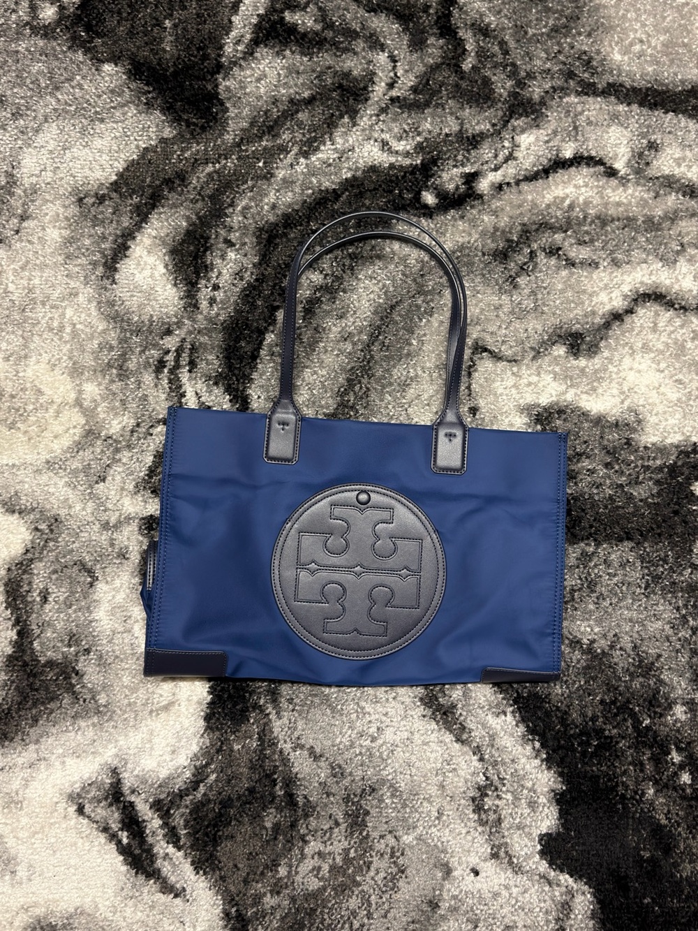 Tory Burch Ella Small Tote Tory Navy